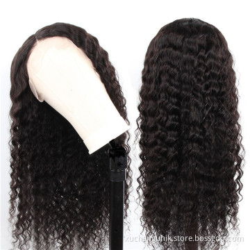 Unprocessed Brazilian Human Hair HD Full Lace Wig Vendors, Water Wave Cuticle Aligned 100% Virgin Hair Wigs For Black Women